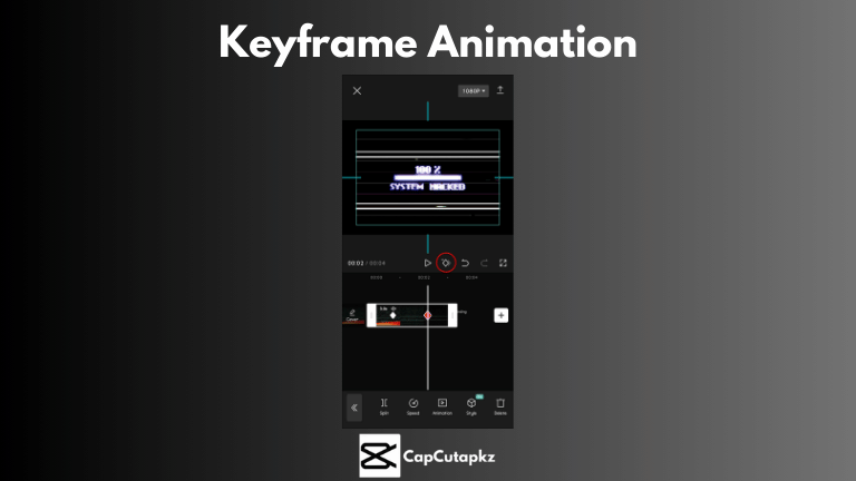 Keyframe Animation in CapCut