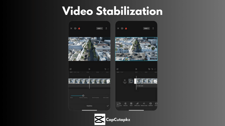 CapCut Video Stabilization